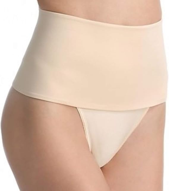 Rago Women's Soft Shaping Wide Band Thong | Light Control | Made in USA | Style 801