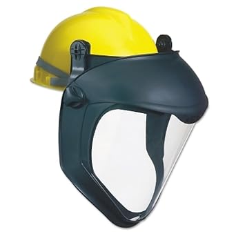 Uvex by Honeywell S8505 Bionic Face Shield with Hard Hat Adapter, Clear/Black