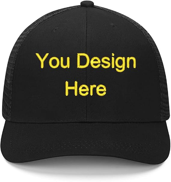 Maylrvjv Custom Embroidered Baseball Cap Design Your Own Hats Custom Hats Logo Personalized Sports Cap