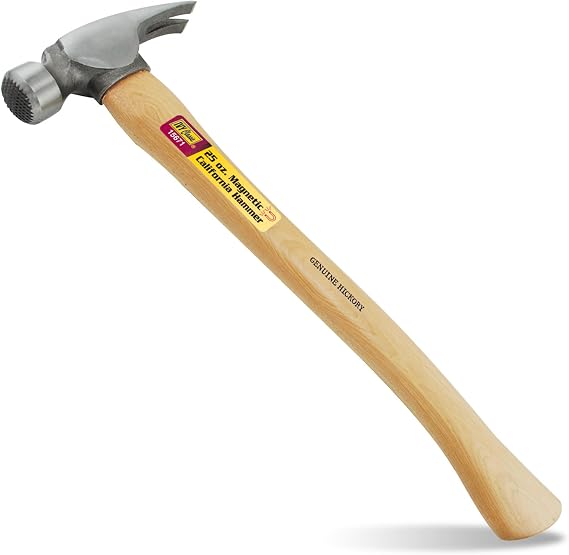 IVY Classic 15671 25 oz. California Hammer with Milled Face, Hickory Handle