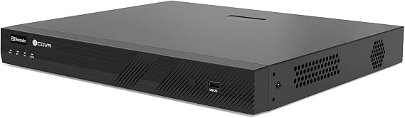 4COVR 4K 32 Channel H.265 Network Video Recorder for Commercial, LY-NVR32 | HD NVR Work with 12MP/4MP/5MP/6MP/8MP PoE IP Cameras, 2 SATA Ports Up to 16TB (No HDD Included), Remote Access 24/7 Recording