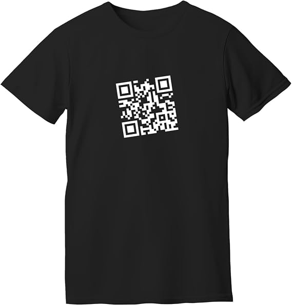 VAT19 - QR Code Rickroll T-Shirt
