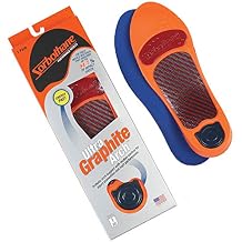 Sorbothane Ultra Graphite Medium Arch Insole W 14, M 12.5-13.5 (Metric 46-47) - G