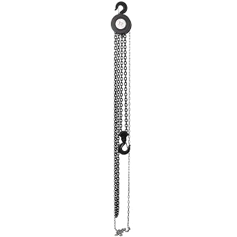 Hand Chain Hoist 11000Lbs Manual Steel Chain Block Hoist, 5T Capacity 10FT with 2 Heavy Duty Hooks, for Construction, Garages, Warehouses, and Automotive Machinery (Black)