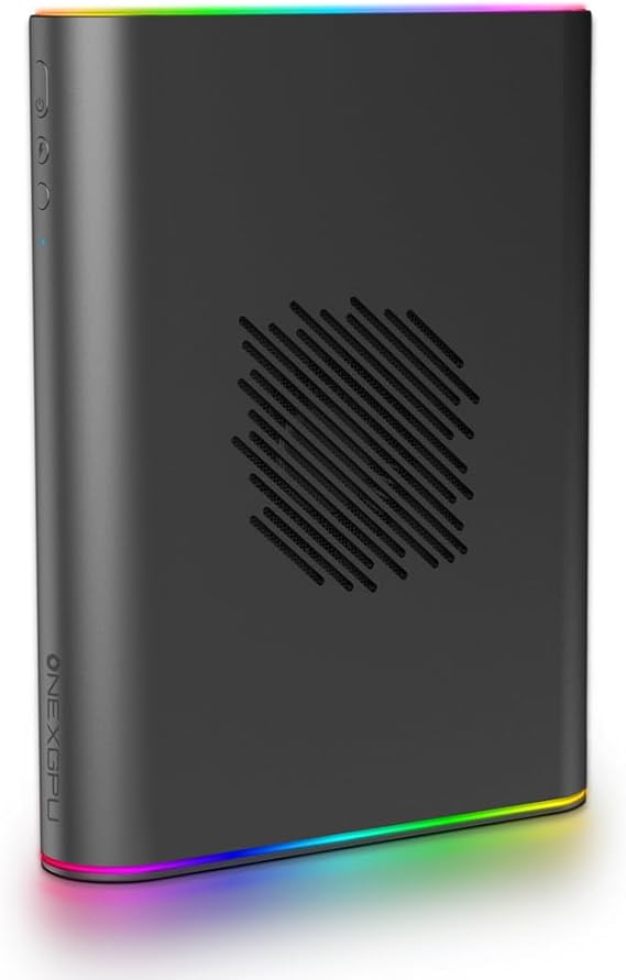 ONEXPLAYER ONEXGPU 2 eGPU Dock with AMD Radeon RX 7800M, 12GB | ONEGPU 2 eGPU Dock, AMD Radeon RX 7800M 12GB, OCuLink/USB4/Thunderbolt 3/4, M.2 SSD Expansion, HDMI, RJ45 Ethernet, for PC