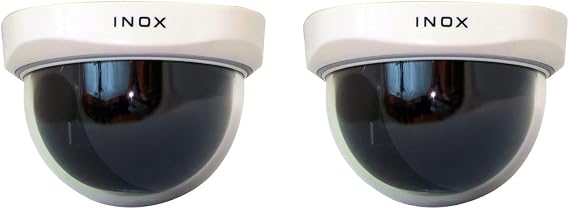 2pc pack ESCC502W Dummy Dome Home Security Surveillance Camera White