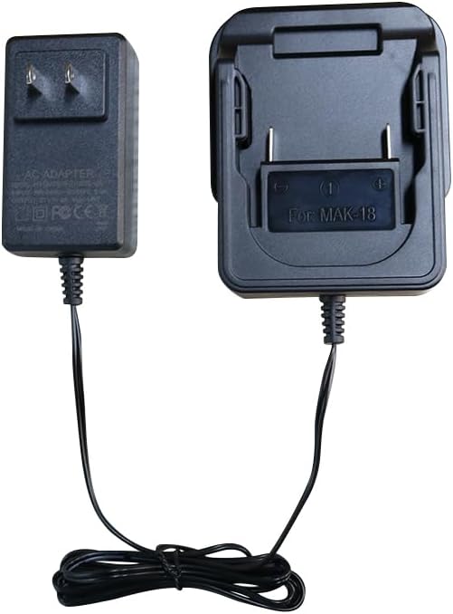 Charger for All makita 18V, Battery Fast Charger, with LED Flashing Indicator Lights,Suitable for Model BL1850 BL1830 BL1860 BL1840 BL1820 BL1815 BL1835 BL1845 Series Battery Black
