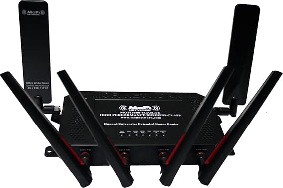 MOFINETWORK MOFI5500-5GXeLTE-RM520 4G LTE 5G Cellular Router | Compatible with Verizon, AT&T, T-Mobile, and More