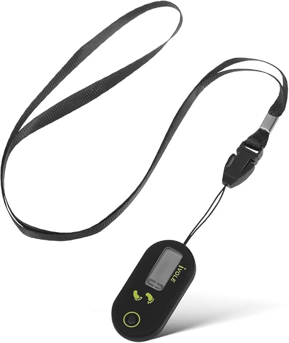 BESPORTBLE Sports Step Counter 3D Digital Pedometer Accurate Step Counter Portable Pedometer Mini Fitness Tool with Clip and Lanyard for Walking Running