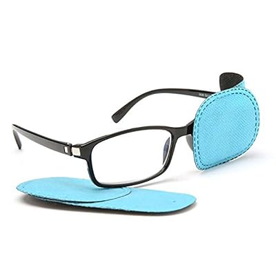 AHIER Adecco LLC 6pcs Amblyopia Eye Patches For Glasses,Kids Eye Patch,Treat Strabismus and Lazy Eye Patchblue
