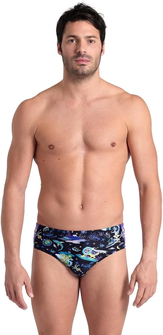 Arena Men's Arena Fun Planet Capsule Collection Men's Swim Briefs