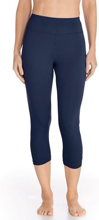 Women's Swim Capris - UPF 50+ Sun Protection - Deep Water