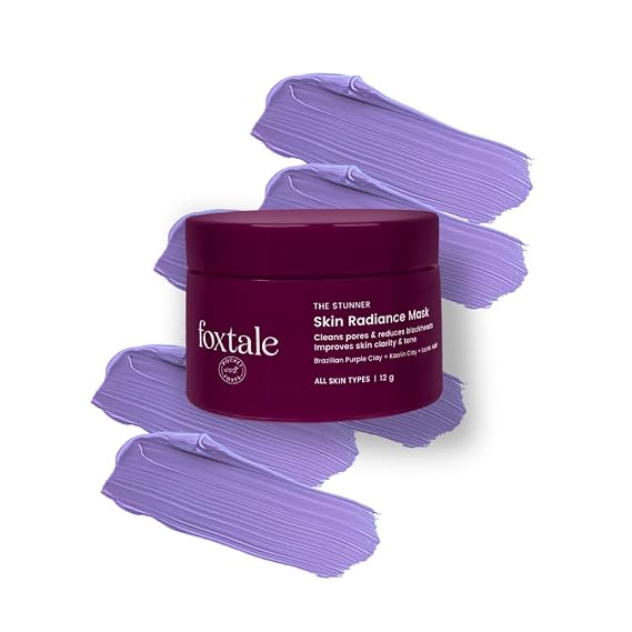 FoxTale De-Tan Face Mask for Glowing Skin | Mini Pack for Travel | New-Age Ubtan Face Pack for All Skin Types | Men & Women 12g