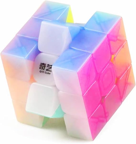 CuberSpeed QY Toys Warrior W 3x3 Jelly Speed Cube Puzzle Warrior W 3x3x3 Jelly Magic Cube