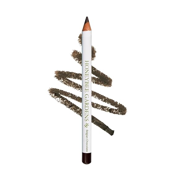 Honeybee Gardens Effortless Eyeliner Pencil, Belgian Chocolate, Long-Wearing