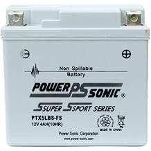 Power-Sonic Factory Activated AGM Powersport Battery PTX5LBS-FS 80 CCA 12V 4AH @ 10-hr.