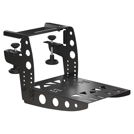 Thrustmaster Flying Clamp Adjustable Metal Flight Mount - PS5, Xbox & PC | 100% metal, height-adjustable, modular support, fits TCA T16000M and SOL-R ranges, improves device ergonomics and immersion