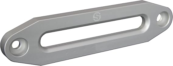 SALMAN 10 10000lbs Aluminum Alloy 6061 Fairlead 10inch/254mm Hole Spacing for SUV, Pick-UP Truck, Heavy Truck Winch Accessory White