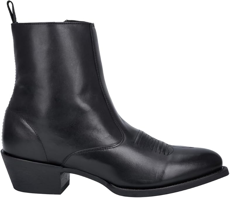 Laredo Mens Fletcher Pointed Toe Zippered Casual Boots Ankle