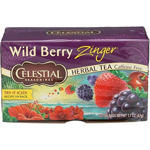 Celestial Seasonings Wild Berry Zinger Tea Bags - 20 ct