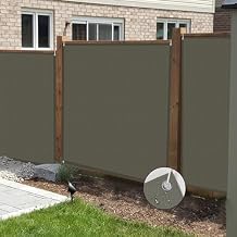 Balcony Privacy Screen Fence,Anthracite 3'29''x13' Balcony Privacy Fence Cover for Patio,Backyard,Balcony Cover Sun Shade,UV Protection,Weatherproof Accept Customizable