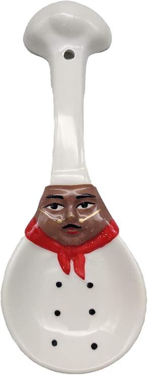 Ack Kitchen Spoon Rest Black Bistro Chef