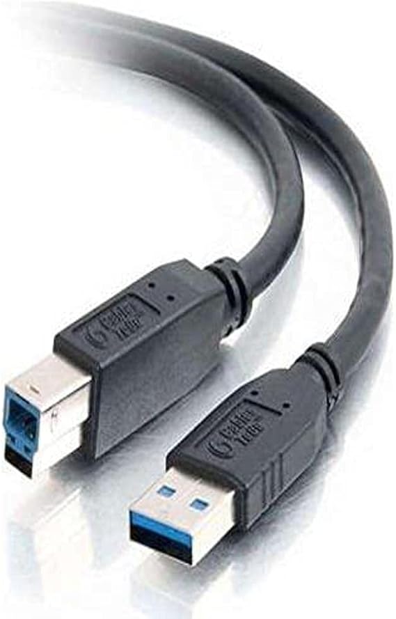 C2G Legrand USB A Male to Micro B Male Cable, USB A to USB B Cable, USB 3.0 Cable, 3.28 Foot (1 Meter) Data Transfer Cable, Black USB Cord, 1 Count, C2G 54173