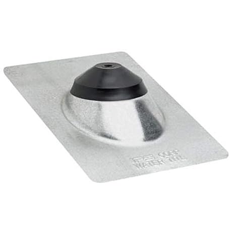 Water-Tite 81870 8-3/4" x 12-1/2" Galvanized-Steel Base Roof Flashing