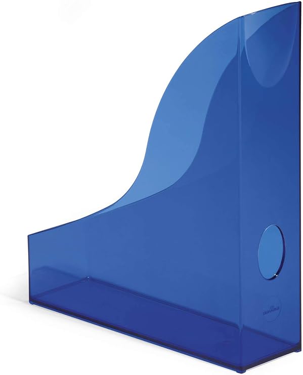 Durable 1701712540 Magazine File Basic, 6 Pieces, Blue Transparent