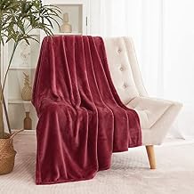 RYB HOME Throw Blanket Grey Fleece Blankets Soft Lightweight Warm and Cozy Light Grey Travel Size Flannel Blanket for Couch Bed Sofa, W50 x L60 inch