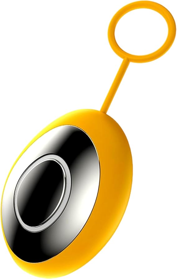 USB-C ChargingPortable Chill Pill Device & Sleep Aids,Microcurrent Sleep Aid Device,5 Vibration Soothin Levels for Deeper, More Restful Sleep (Yellow)