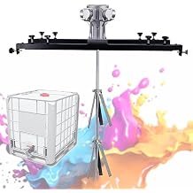 IBC Air Agitator, Tank Mixer Machine 1/2HP 3/4HP 1HP, No-Load RPM: 2500RPM 1800RPM 1000RPM, Pneumatic Bracket Mixer, Paint Stirring Machine Bracket Air Agitator Paint Mix Tool,Small5cylinders