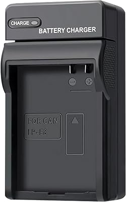 LP-E8 Battery Charger for Canon EOS Rebel T2i, T3i, T4i, T5i, 550D, 600D, 650D, 700D, Kiss X4, X5, X6i, X7i Cameras and More Not for T2 T3 T4 T5