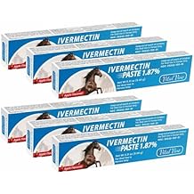 VITALVINE Ivermectin 1.87% Paste for Horses Apple Flavor 6.08g Syringe, Treats Horses Up to 1250 lbs (6-Pack)