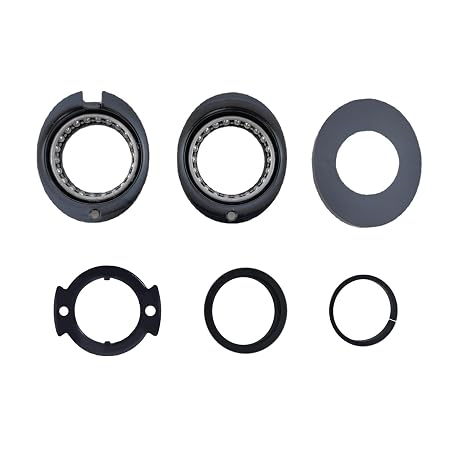 8Set Steering Ball Bearing, Electric Scooter Fork Bearing Bowl Vertical Rod | Steering Roller Front Fork Bearing Bowl, Scooter Repair Parts with Washer Compatible with M365/Pro/Pro 2 Electric Scooters
