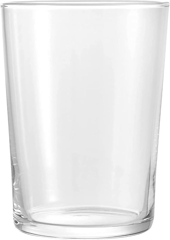 Bormioli Rocco Bodega Collection Glassware Set Of 12 Maxi 17 Ounce Drinking Glasses For Water, Beverages & Cocktails 17oz Clear Tempered Glass Tumblers, Transparent