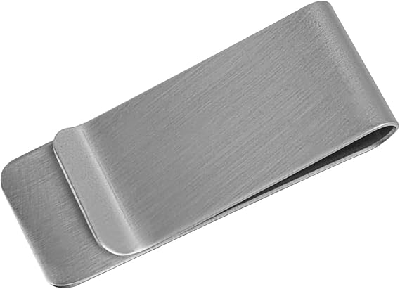 Money Clip, Stainless Steel Cash Clip, Cash and Credit Card Holder, Wallet Clips for Men, Women