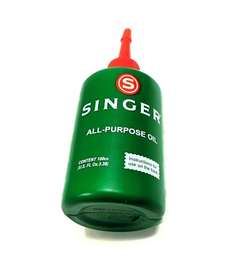 New Singer All Purpose Sewing Machine Oil, 3.8 Fluid Ounces Net, S1209, Compatible with All Sewing Machines.