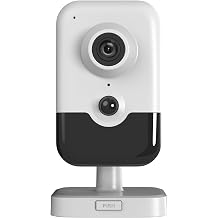 DS-2CD2483G2-I 8MP Home Security Camera Indoor, Cube PoE IP Cameras,Human Body Detection, H.265+, Build in SD Slot up to 512 GB, Two Way Talk, 2.8mm Lens, Ⲏіk-Connect