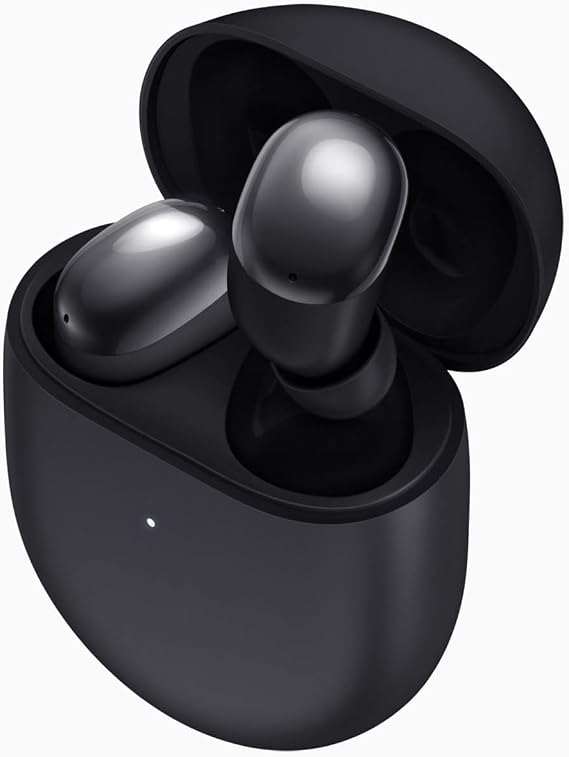 Xiaomi Redmi Buds 4 Wireless Earbuds ANC, Hybrid Active Noise Cancelling Dual Transparency Modes Bluetooth 5.2 in-Ear Earphones with 30 Hours Playtime Deep Bass Earphones for iPhone and Android, Black
