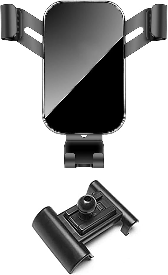 Compatible with Chevrolet Tracker 2019 2020, Car Phone Holder Rotatable Mobile Phone Mount Dashboard Windscreen Vent Cradle Automobile Accessories,A Black