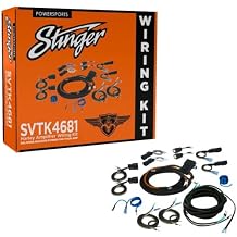 Stinger 2/4 Channel Universal Amplifier Wiring Kit for 1998+ Harley-Davidson Road Glide, Electra Glide & Street Glide Touring Motorcycles, Plug & Play Install, OEM Connections for 2014+ (SVTK4681)