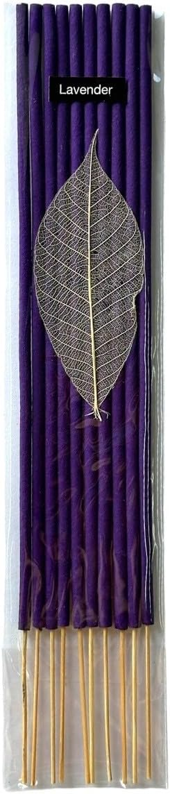 Handmade Thai Incense Sticks for Meditation, Yoga, Spa, Aromatherapy, Calming Scents of Thailand (Lavender)