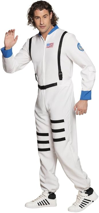 Boland - Adult Astronaut Costume, Various Sizes, Jumpsuit, Space, Costume, Carnival, Theme Party