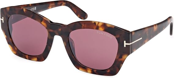 Tom Ford GUILLIANA FT 1083 Dark Havana/ Bordeaux Shaded 52/22/140 women Sunglasses