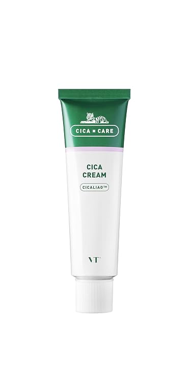 VT COSMETICS CICA Cream, CICALIO Facial Care Cream, Skin Relax, Redness Skin cream, Skin Calming Care, Centella Asiatica Extract, Hyaluronic Acids, Soothing Skin, Korean Skincare (1.69 oz / 50ml)