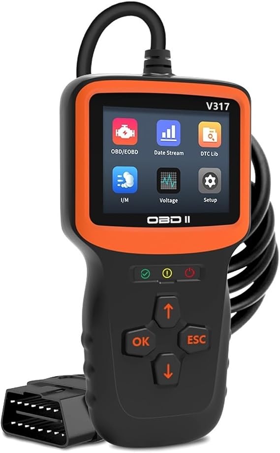 OBD2 Code Reader, Foxwell T1000 TPMS Relearn Activation Tire Pressure Sensor Programming Reset Diagnostic Tool Car TPMS Reset Relearn Tire Tool,for Vehicles