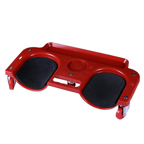 Rolling Knee Pads with Wheels Heavy-Duty Kneeling Pad with Tool Tray, 360 Degree Turn Capability, Flexible Gliding, for Garage, Workshop, Construction Working