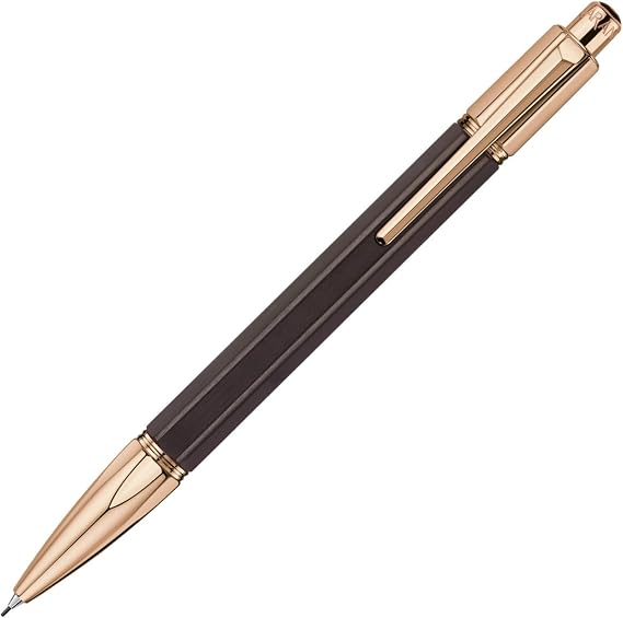 Caran d'Ache Varius Ebony Plated Mechanical Pencil - Rose Gold