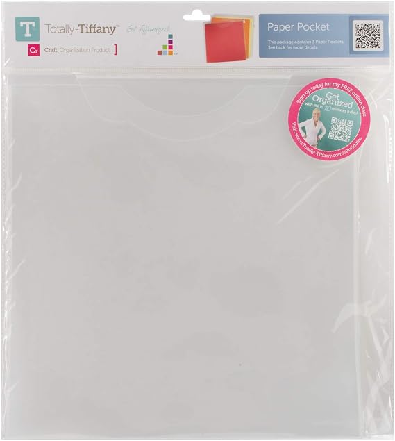 Totally-Tiffany Paper Pocket, 3-Pack